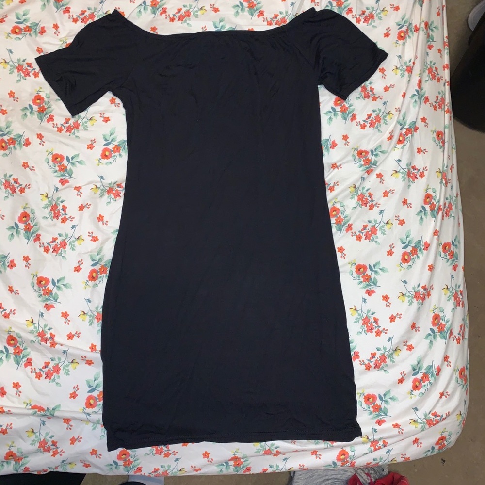 Off the shoulder mini dress